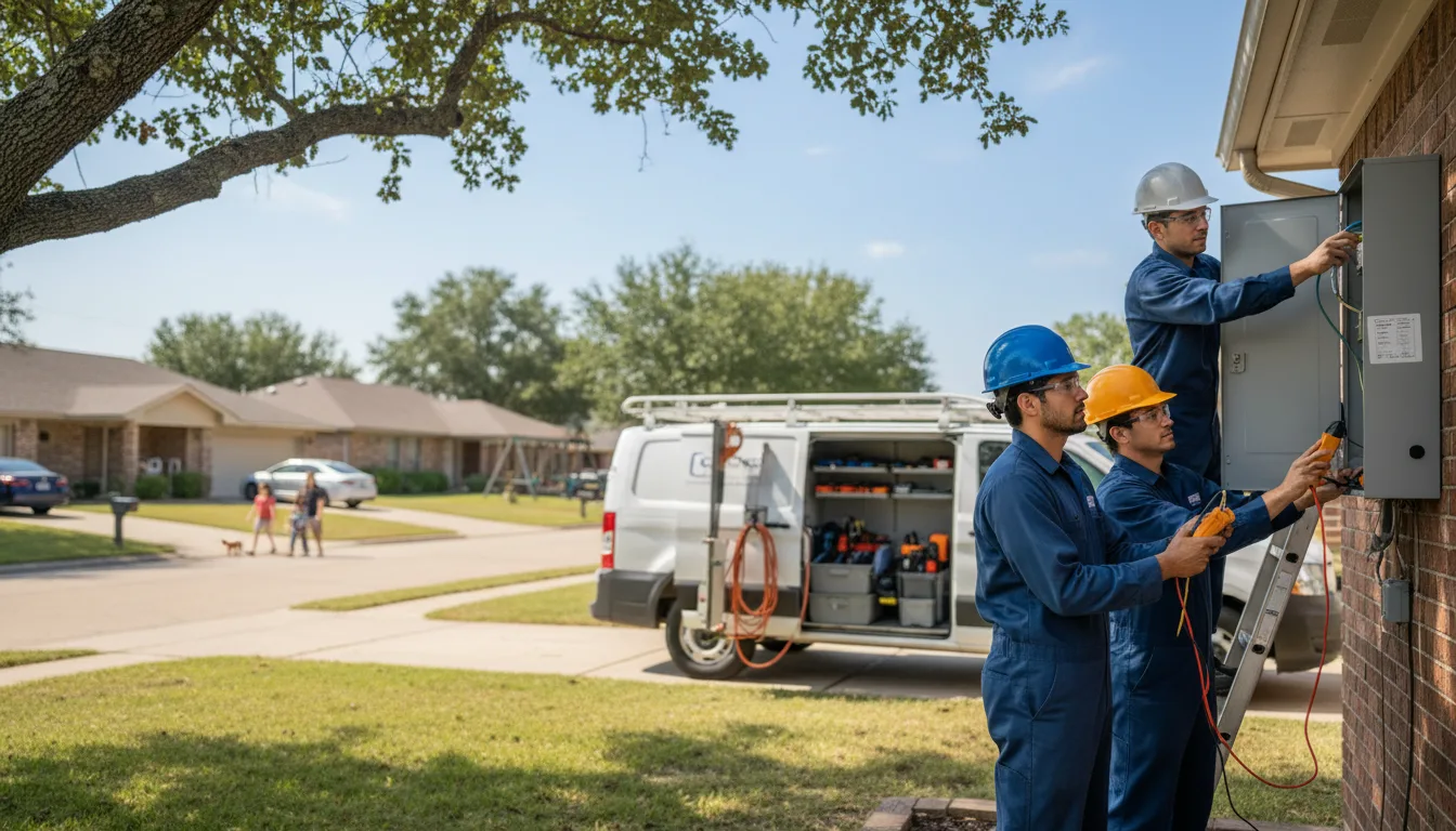 Certified electrician providing emergency electrical services in Cottonton, AL